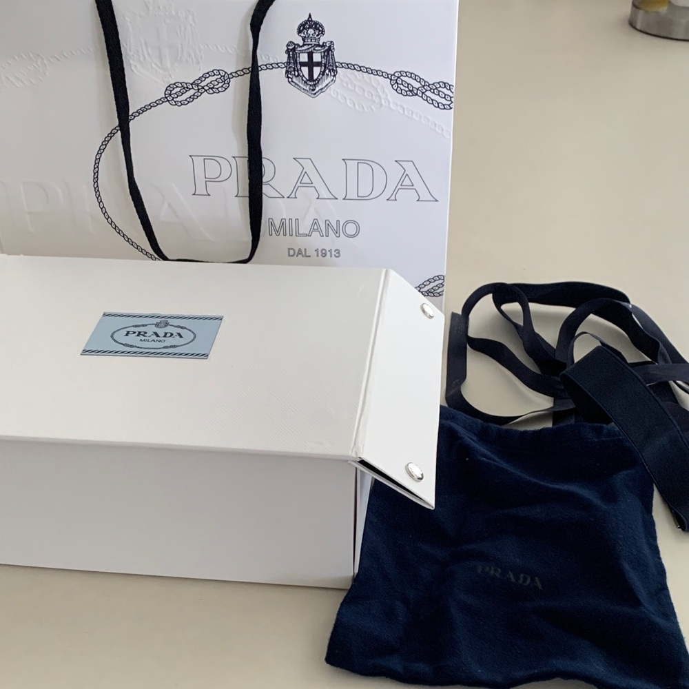 Prada White and Navy Set